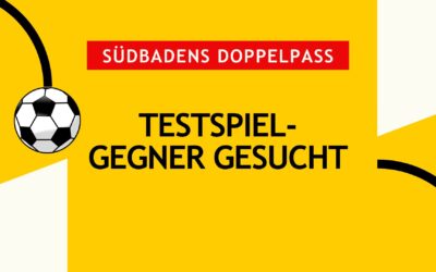 Testspielgegner gesucht